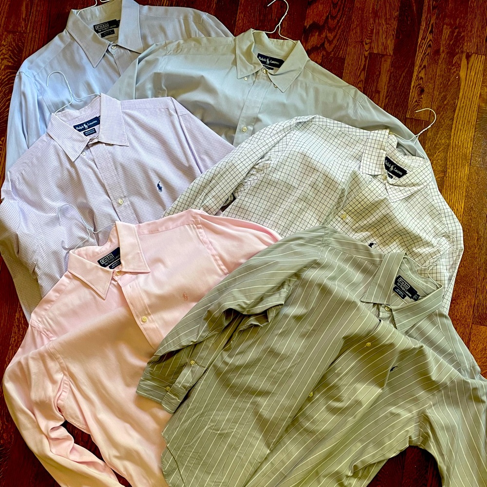 Polo brand long sleeve dress shirts